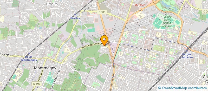 localisation de l'entreprise MONSIEUR ALHASSANE DIALLO  MONTMAGNY