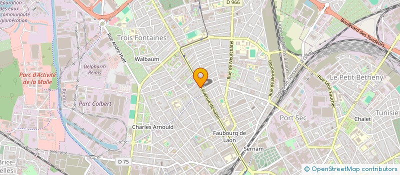 localisation de l'entreprise MONSIEUR ALHASSANE DIALLO  REIMS