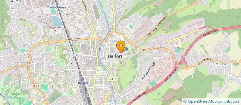 localisation de l'entreprise MONSIEUR ALHASSANE JALLOH  BELFORT