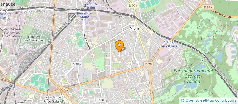 localisation de l'entreprise MONSIEUR ALHASSANE KAMARA à STAINS