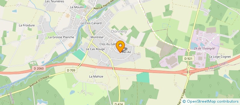 localisation de l'entreprise MONSIEUR ALHASSANE KANE  DONNERY