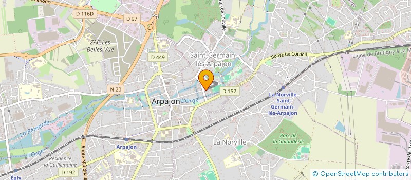 localisation de l'entreprise MONSIEUR ALHASSANE SALL à SAINT-GERMAIN-LES-ARPAJON