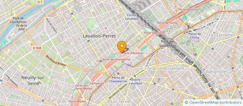 localisation de l'entreprise MONSIEUR ALHASSANE SOUARE à LEVALLOIS-PERRET