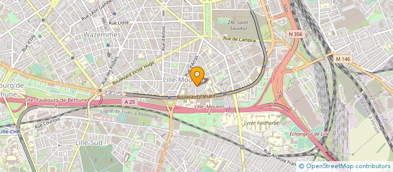 localisation de l'entreprise MONSIEUR ALHASSANE SOW à LILLE