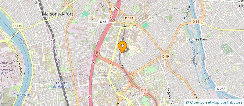 localisation de l'entreprise MONSIEUR ALHASSANE SOW  CRETEIL