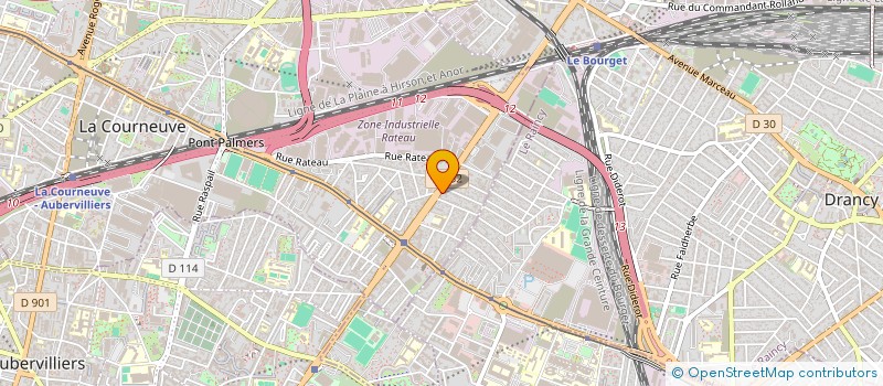 localisation de l'entreprise MONSIEUR ALHASSANE TAMARA à LA COURNEUVE