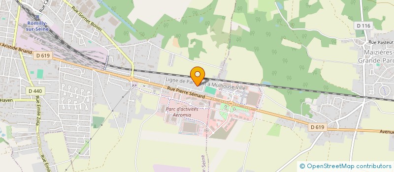 localisation de l'entreprise MONSIEUR ALHASSANE THIAM  LA FOSSE-CORDUAN