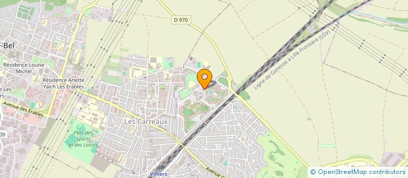 localisation de l'entreprise MONSIEUR ALHOUSSEINY SALL  GONESSE