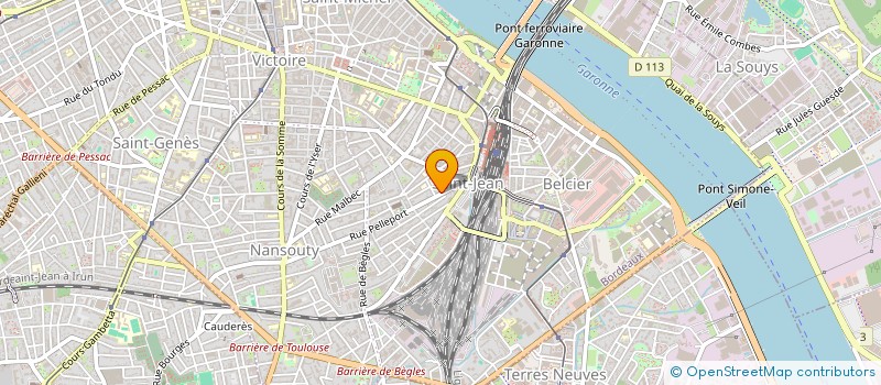 localisation de l'entreprise MONSIEUR ALHOUSSENY DIALLO  BORDEAUX