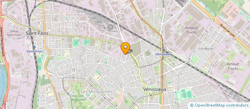 localisation de l'entreprise MONSIEUR ALHOUSSEYNI NDIAYE  VENISSIEUX