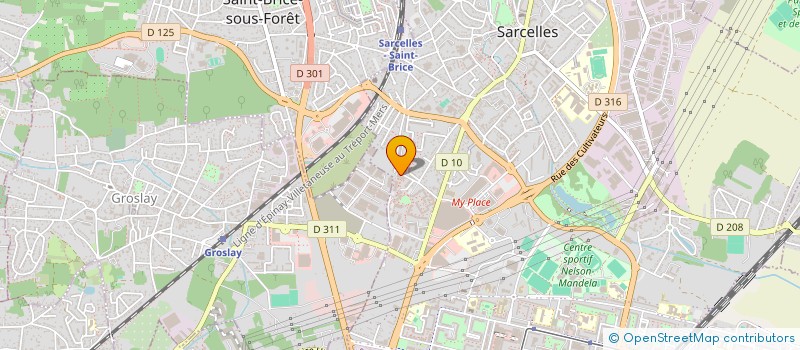 localisation de l'entreprise MONSIEUR ALHOUSSEYNOU DRAME à SARCELLES