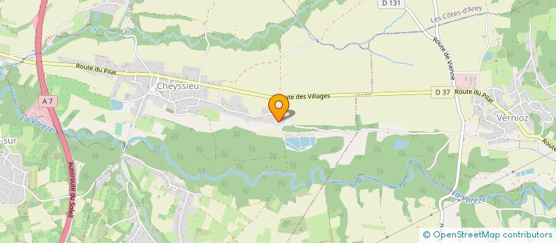 localisation de l'entreprise MONSIEUR ALI AARAB  CHEYSSIEU