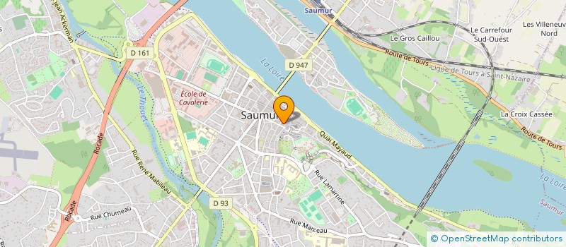 localisation de l'entreprise MONSIEUR ALI ABAKAR DJINDI  SAUMUR