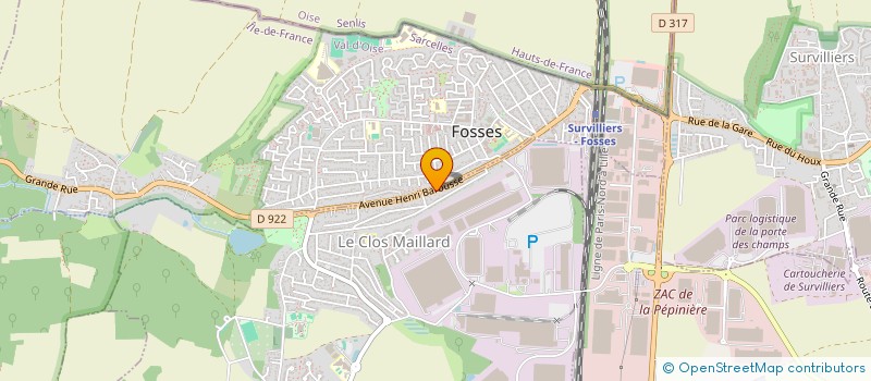 localisation de l'entreprise MONSIEUR ALI ABBADI  MARLY-LA-VILLE