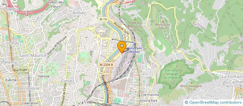 localisation de l'entreprise MONSIEUR ALI ABDALLAH CHAMSOUDINE à NICE