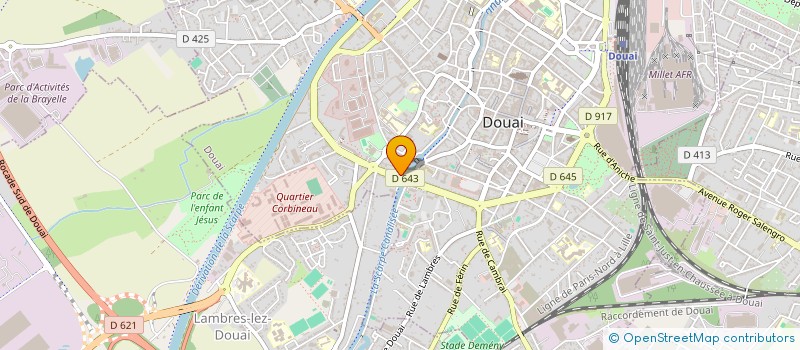 localisation de l'entreprise MONSIEUR ALI ABDELKADER à DOUAI