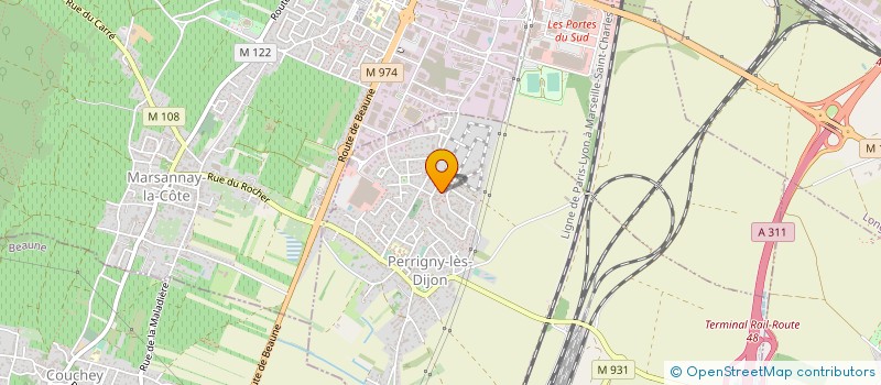 localisation de l'entreprise MONSIEUR ALI ABDELLAOUI  PERRIGNY-LES-DIJON