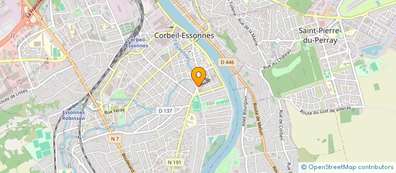 localisation de l'entreprise MONSIEUR ALI ABDELMOUMEN à CORBEIL-ESSONNES