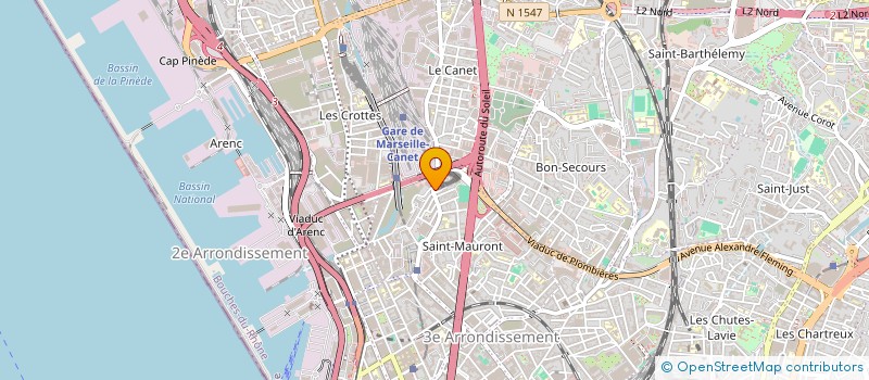 localisation de l'entreprise MONSIEUR ALI ABDOUL AFFOUR à MARSEILLE