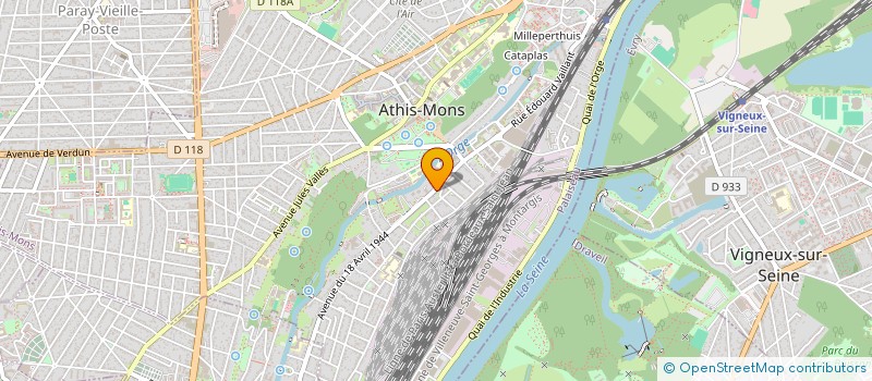 localisation de l'entreprise MONSIEUR ALI ABDOUNF à ATHIS-MONS