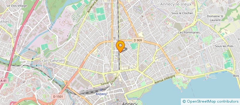 localisation de l'entreprise MONSIEUR ALI ABDOUS  ANNECY