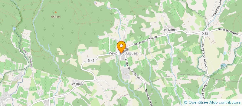 localisation de l'entreprise MONSIEUR ALI ABED  PEYPIN-D'AIGUES