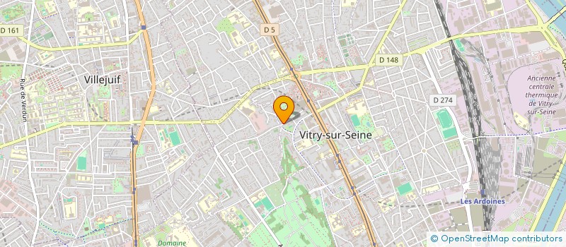 localisation de l'entreprise MONSIEUR ALI ABIDI  VITRY-SUR-SEINE