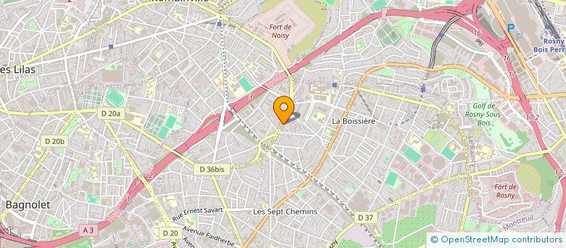 localisation de l'entreprise MONSIEUR ALI ABIDI à MONTREUIL