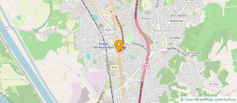 localisation de l'entreprise MONSIEUR ALI ABOUDOU  ROUSSILLON