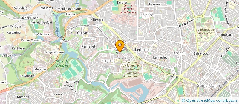 localisation de l'entreprise MONSIEUR ALI ABOUTITE  BREST