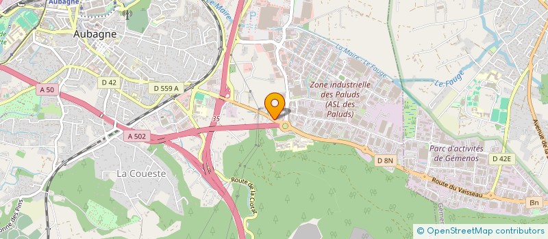 localisation de l'entreprise MONSIEUR ALI ACHAHBOUN à AUBAGNE