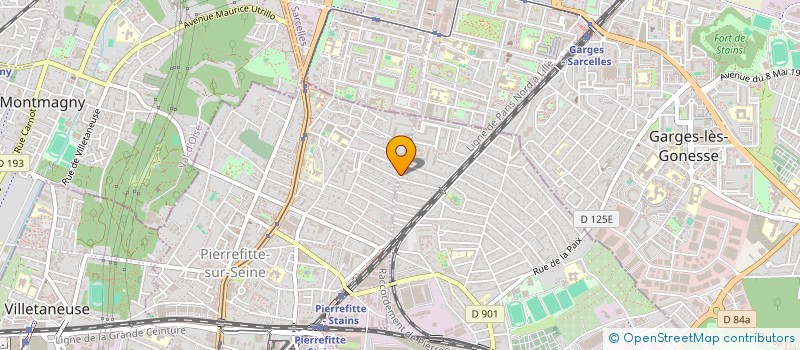 localisation de l'entreprise MONSIEUR ALI ACHICHAOU à PIERREFITTE-SUR-SEINE