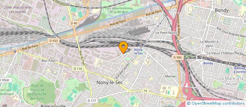 localisation de l'entreprise MONSIEUR ALI ADAM MOHAMED à NOISY-LE-SEC