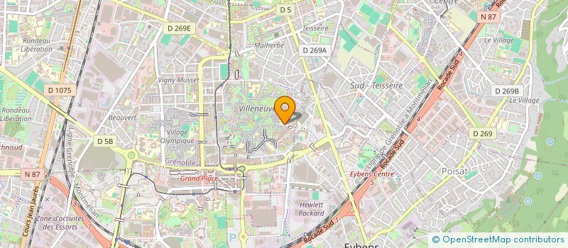 localisation de l'entreprise MONSIEUR ALI ADDAD  GRENOBLE