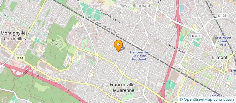 localisation de l'entreprise MONSIEUR ALI ADIBI  LE PLESSIS-BOUCHARD