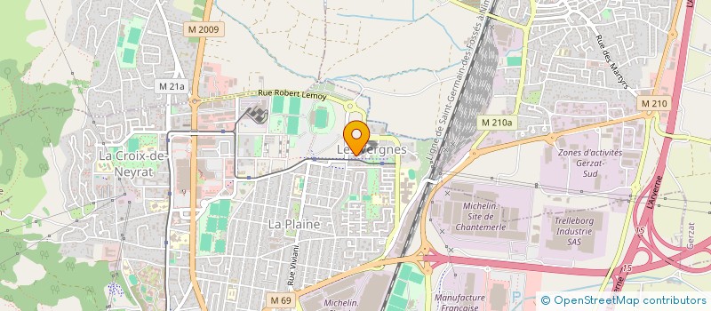 localisation de l'entreprise MONSIEUR ALI ADOUANI  CLERMONT-FERRAND