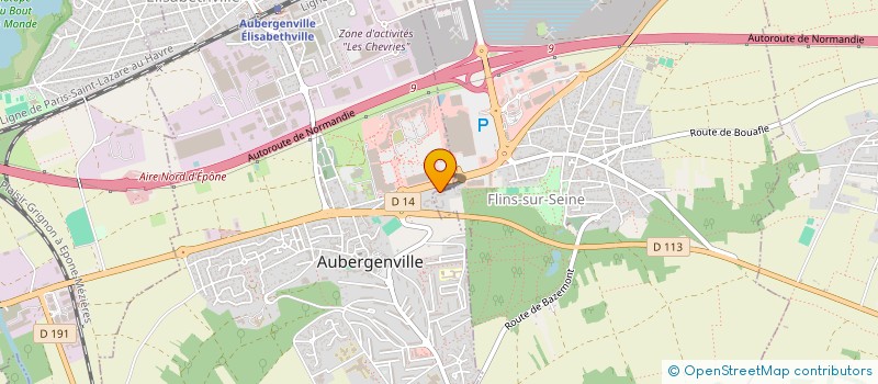 localisation de l'entreprise MONSIEUR ALI AGOUR  FLINS-SUR-SEINE