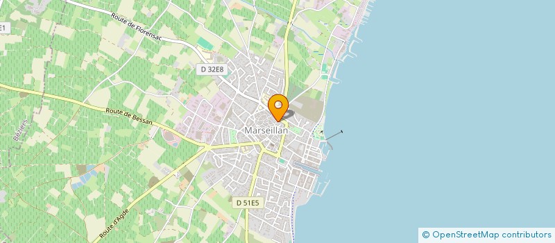 localisation de l'entreprise MONSIEUR ALI AHAMOUT à MARSEILLAN