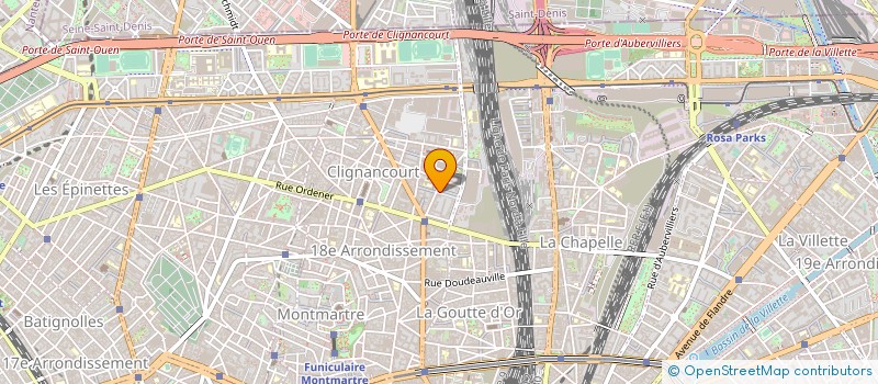 localisation de l'entreprise MONSIEUR ALI AHFES  PARIS