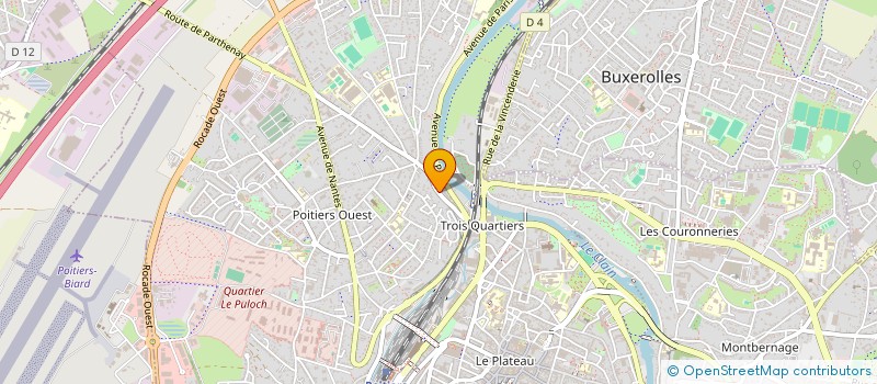 localisation de l'entreprise MONSIEUR ALI AHMED  POITIERS