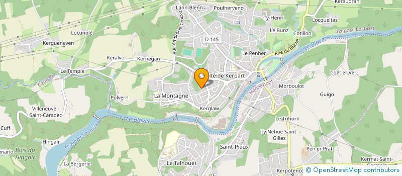 localisation de l'entreprise MONSIEUR ALI AHMED HASSAN  INZINZAC-LOCHRIST