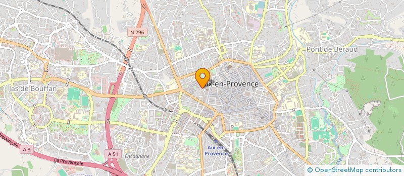 localisation de l'entreprise MONSIEUR ALI AINOUCHE  AIX EN PROVENCE