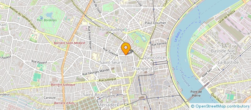 localisation de l'entreprise MONSIEUR ALI AINOUCHE  BORDEAUX