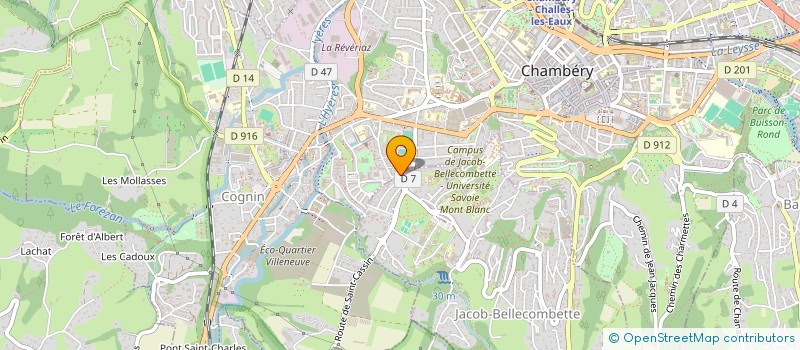 localisation de l'entreprise MONSIEUR ALI AJMAOUI  CHAMBERY