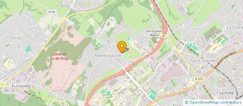 localisation de l'entreprise MONSIEUR ALI AJVAZI  BESANCON