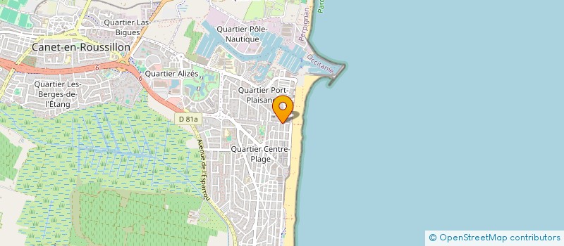 localisation de l'entreprise MONSIEUR ALI AKBAR BARANI  CANET-EN-ROUSSILLON