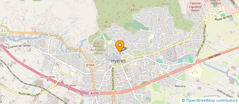 localisation de l'entreprise MONSIEUR ALI AKBER ALIZADA  HYERES