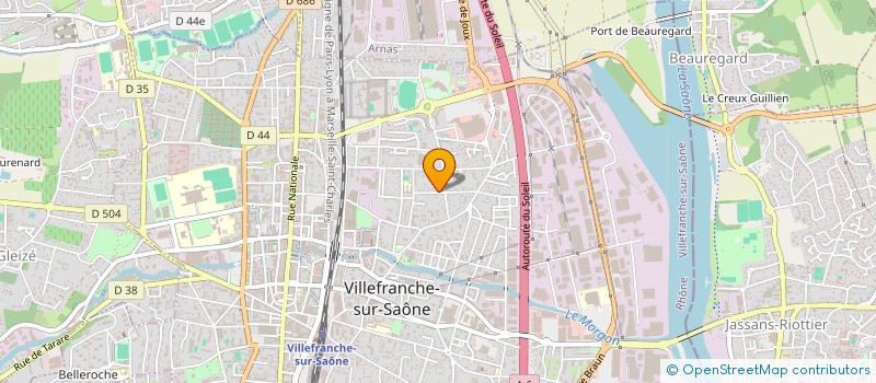 localisation de l'entreprise MONSIEUR ALI AKMAN à VILLEFRANCHE-SUR-SAONE