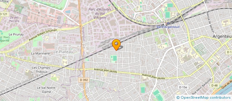 localisation de l'entreprise MONSIEUR ALI AKYAY  ARGENTEUIL