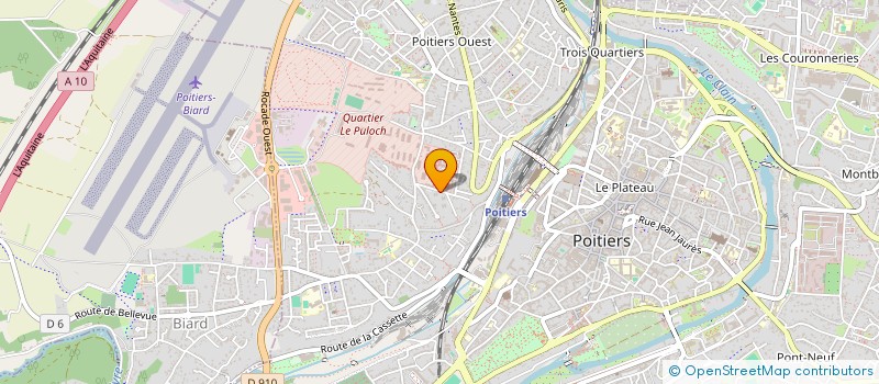 localisation de l'entreprise MONSIEUR ALI AL NASIF  POITIERS